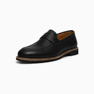 Лоферы черные