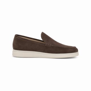 Лоферы коричневые замшевые — фото 8